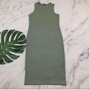 Athleta Sage Green Midi Dress